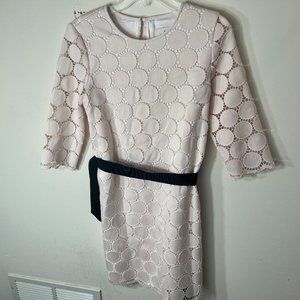 Kate Spade Long Sleeve Bowtie Dress, Rose Pink, Size 2